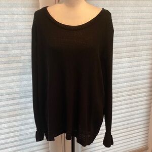 Absolutely Creative Worldwide Black Knit Sweater